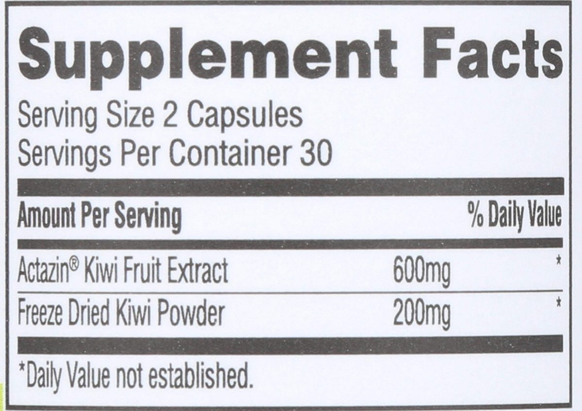 WHOLE FOODS MARKET Extract 600Mg Vc 60 Vc Kiwi, 60 CT