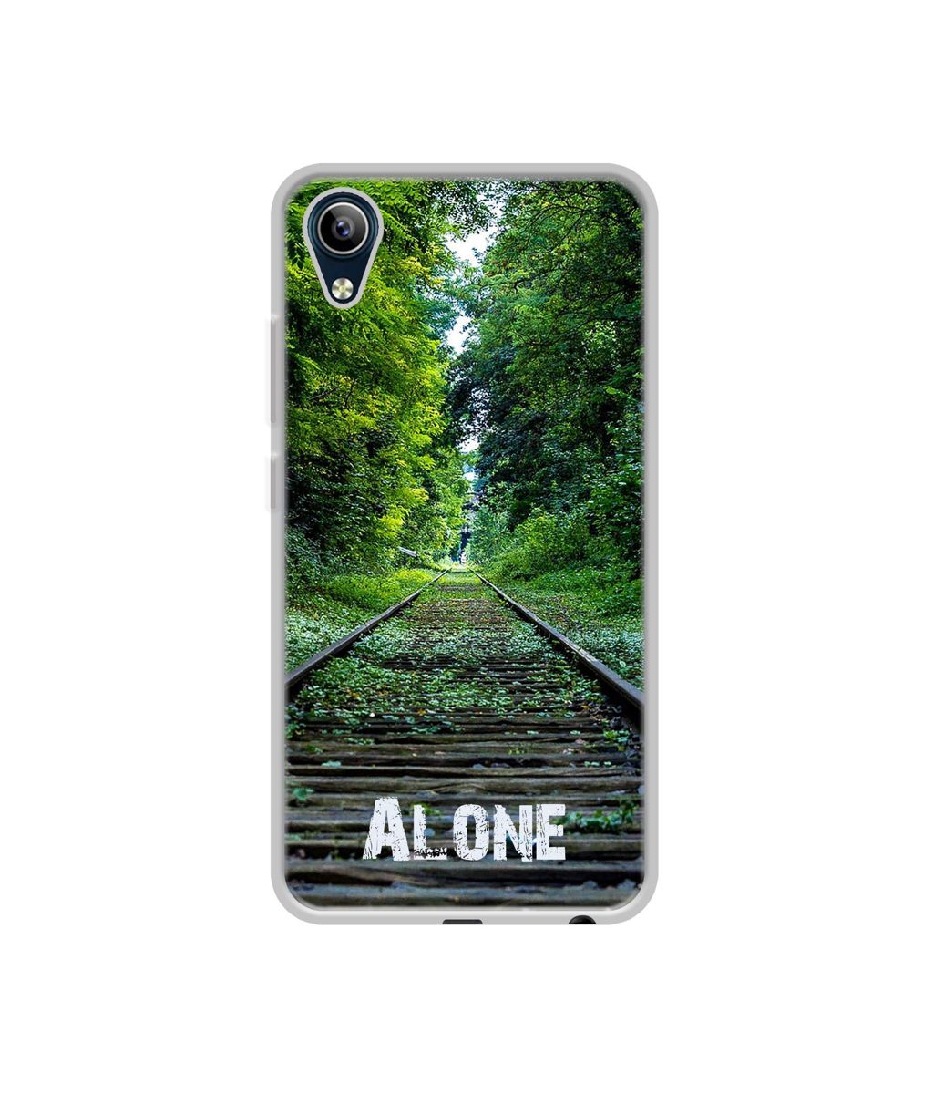 Amazon Brand - Solimo Designer Alone UV Printed Soft Back Case Mobile Cover for Vivo Y91i