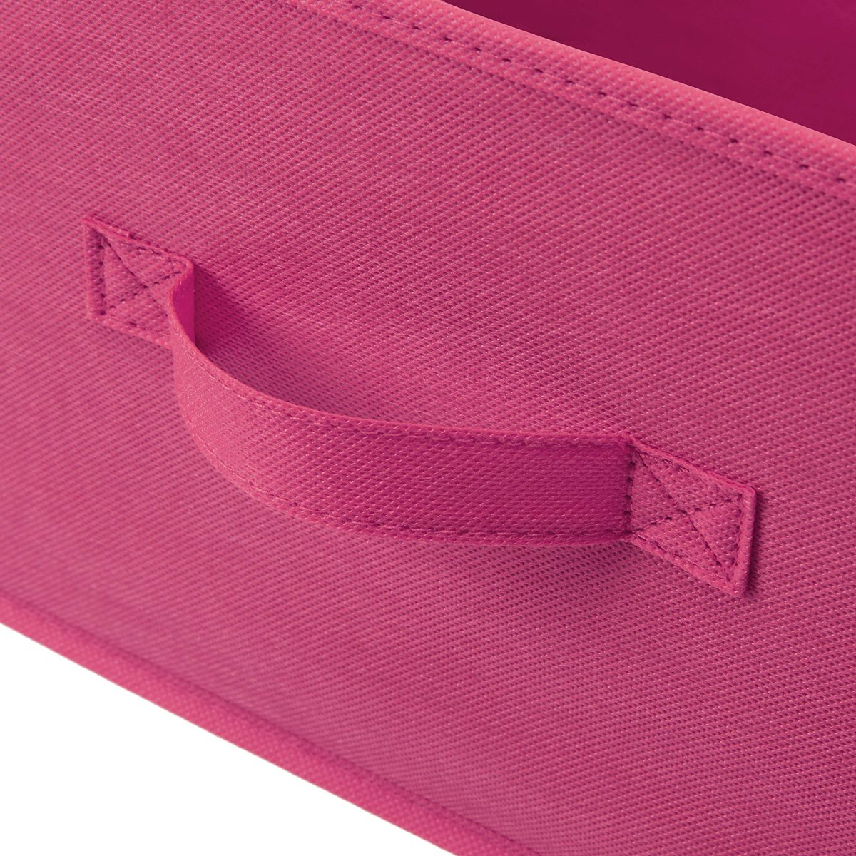 AmazonBasics Fabric 4-Drawer Storage Organizer - Replacement Drawers, Hot Pink