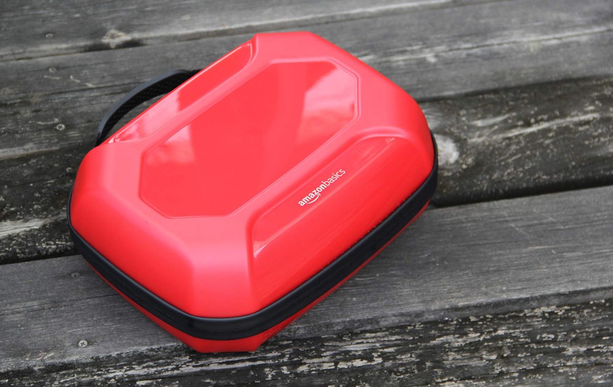AmazonBasics Ultimate Storage Case for Nintendo Switch - Red