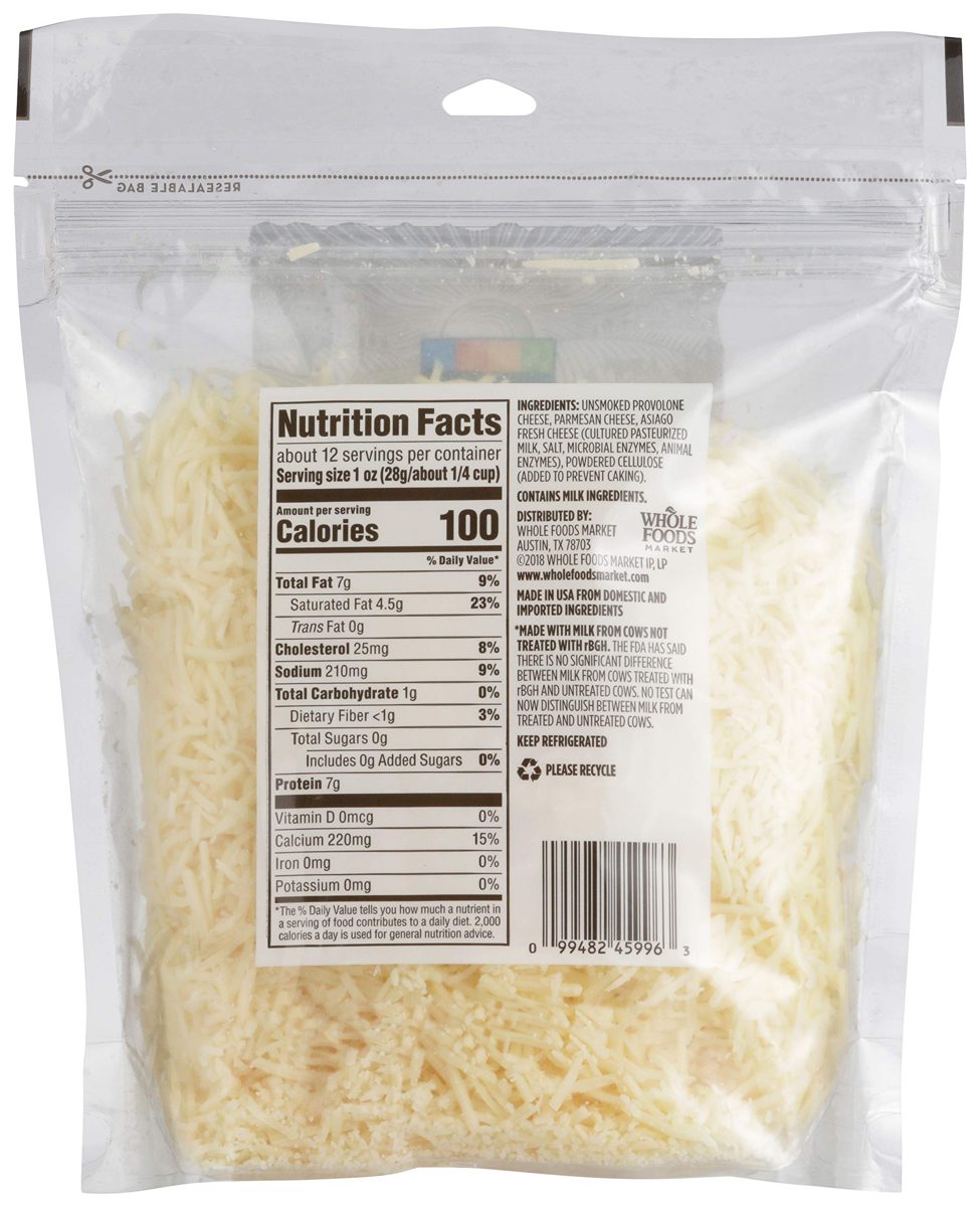 365 Everyday Value, Italian Blend Cheese, Shredded, 12 oz