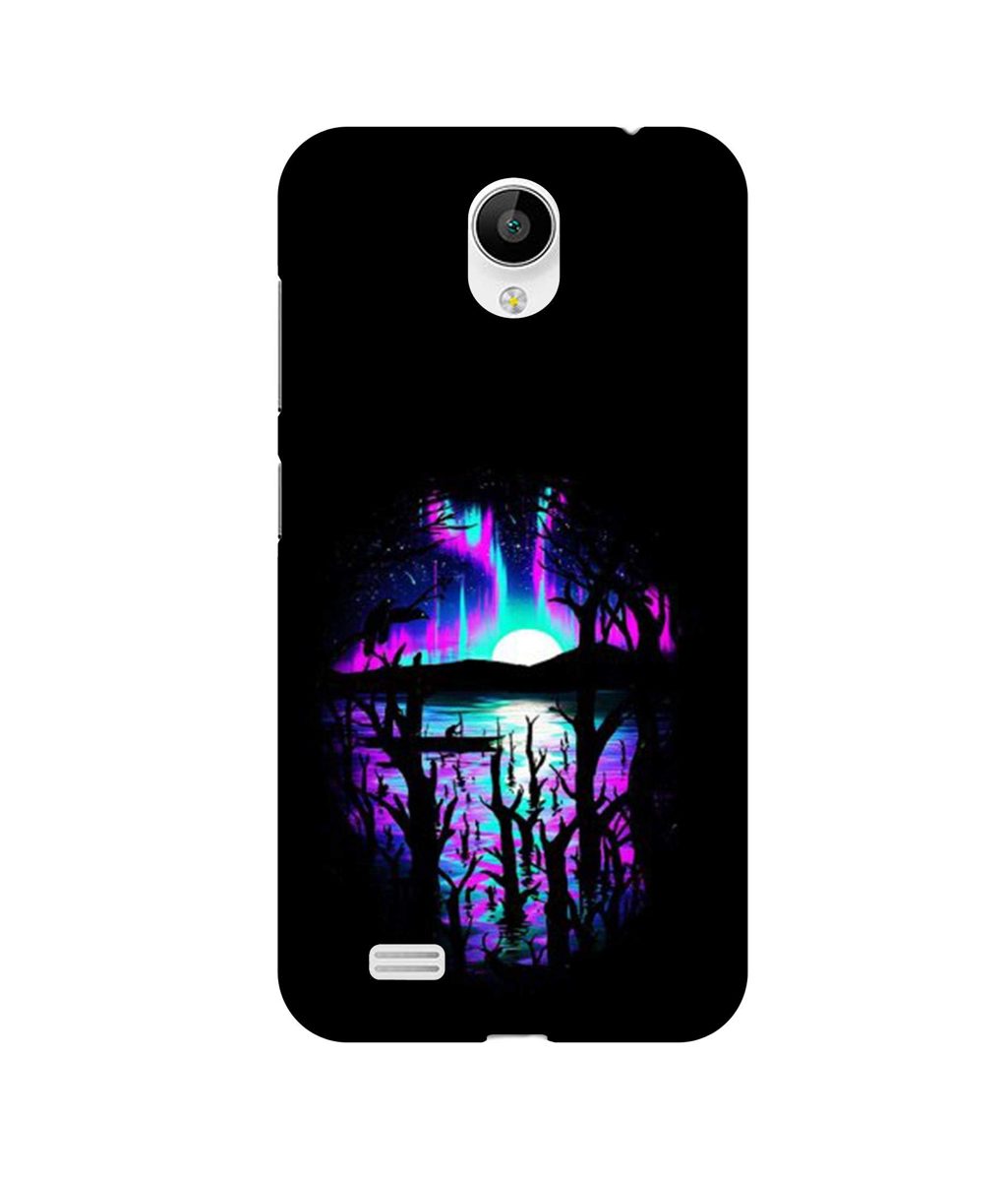 Amazon Brand - Solimo Designer Dark Scenery 3D Printed Hard Back Case Mobile Cover for Vivo Y21L
