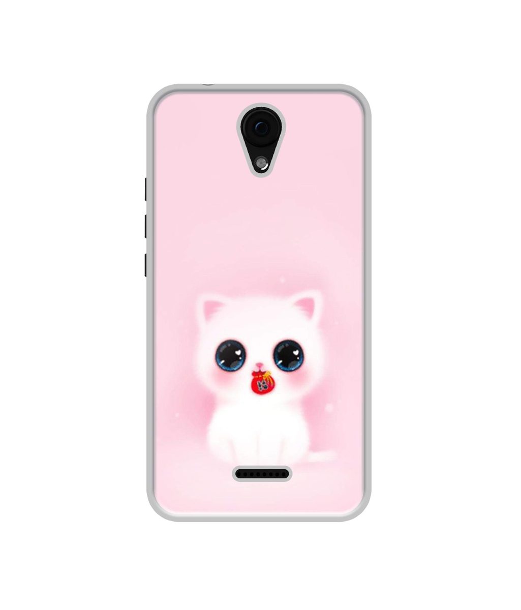 Amazon Brand - Solimo Designer Kitty UV Printed Soft Back Case Mobile Cover for Micromax Yu Yunique 2