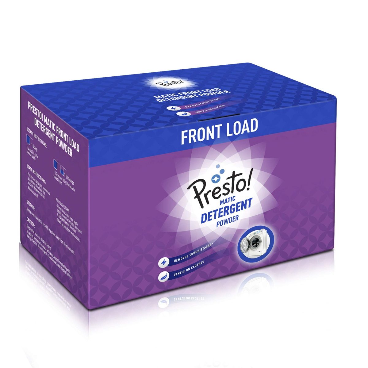 Amazon Brand - Presto! Matic Front Load Detergent Powder - 6 kg