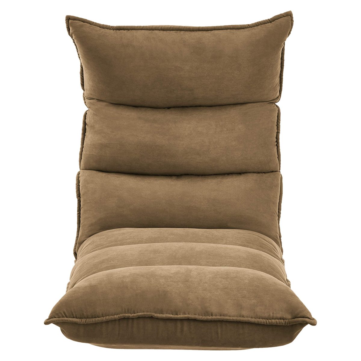 AmazonBasics Fully Adjustable 53-inch Memory Foam Floor Chair - Brown