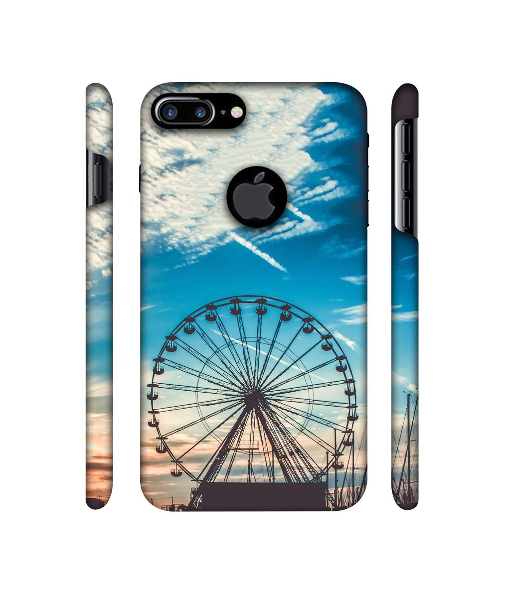 Amazon Brand - Solimo Designer Crown Wheel 3D Printed Hard Back Case Mobile Cover for Apple iPhone 7 Plus (Logo Cut)
