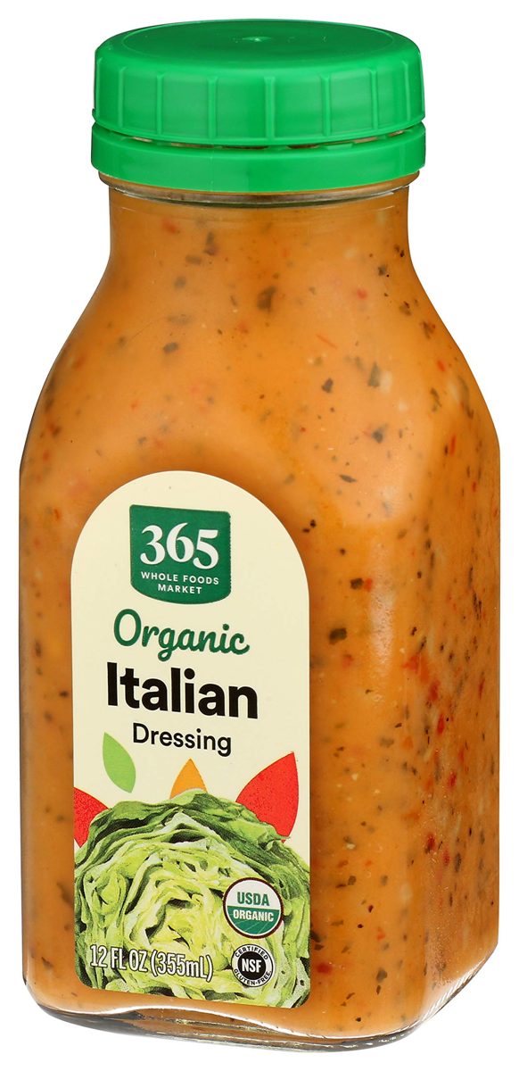 365 by Whole Foods Market, Organic Refrigerated Salad Dressing, Italian, 12 Fl Oz