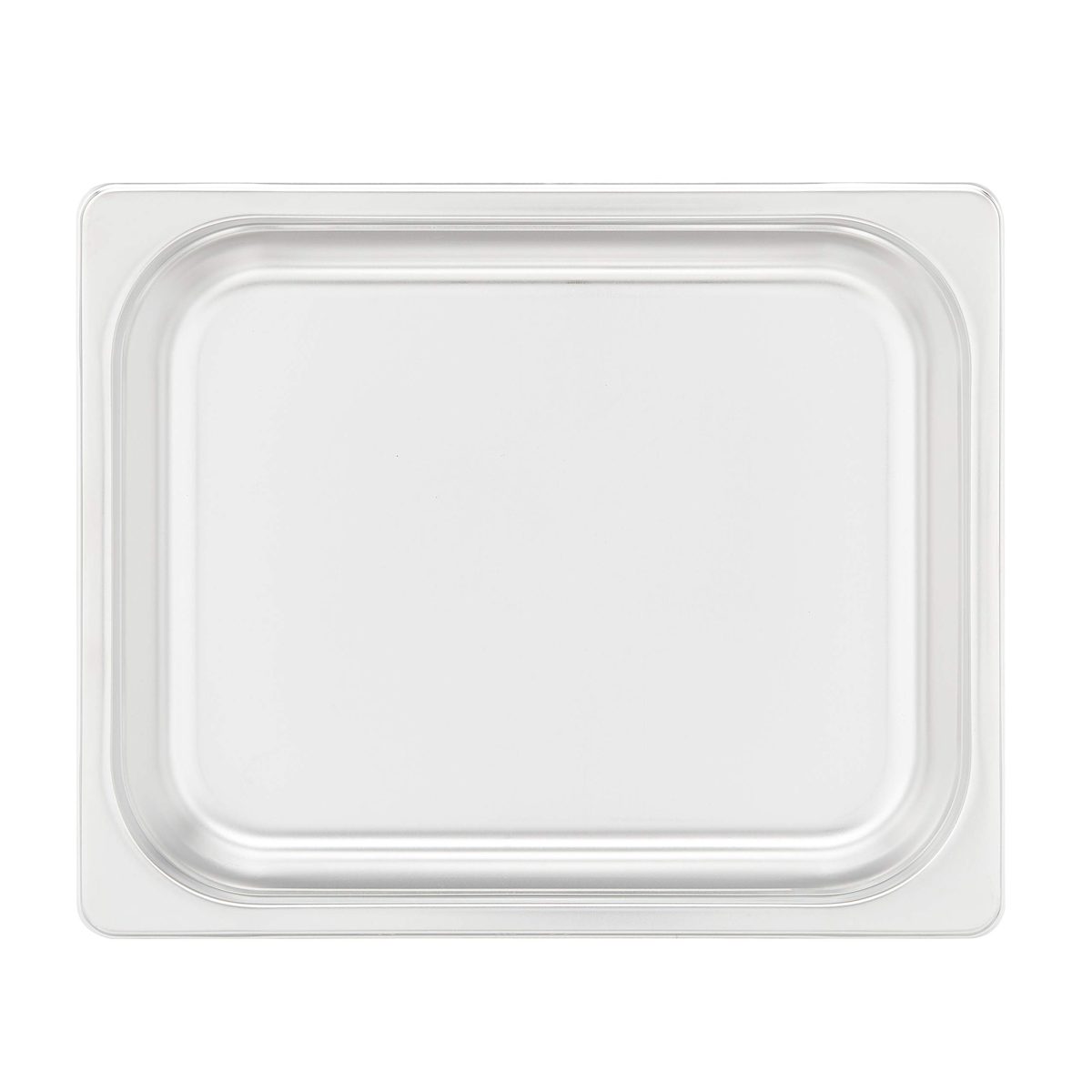 AmazonCommercial 1/2 Size x 2-1/2" Deep, Anti-Jam Stainless Steel Steam Table/Hotel Pan, 22 Gauge, Pack of 2