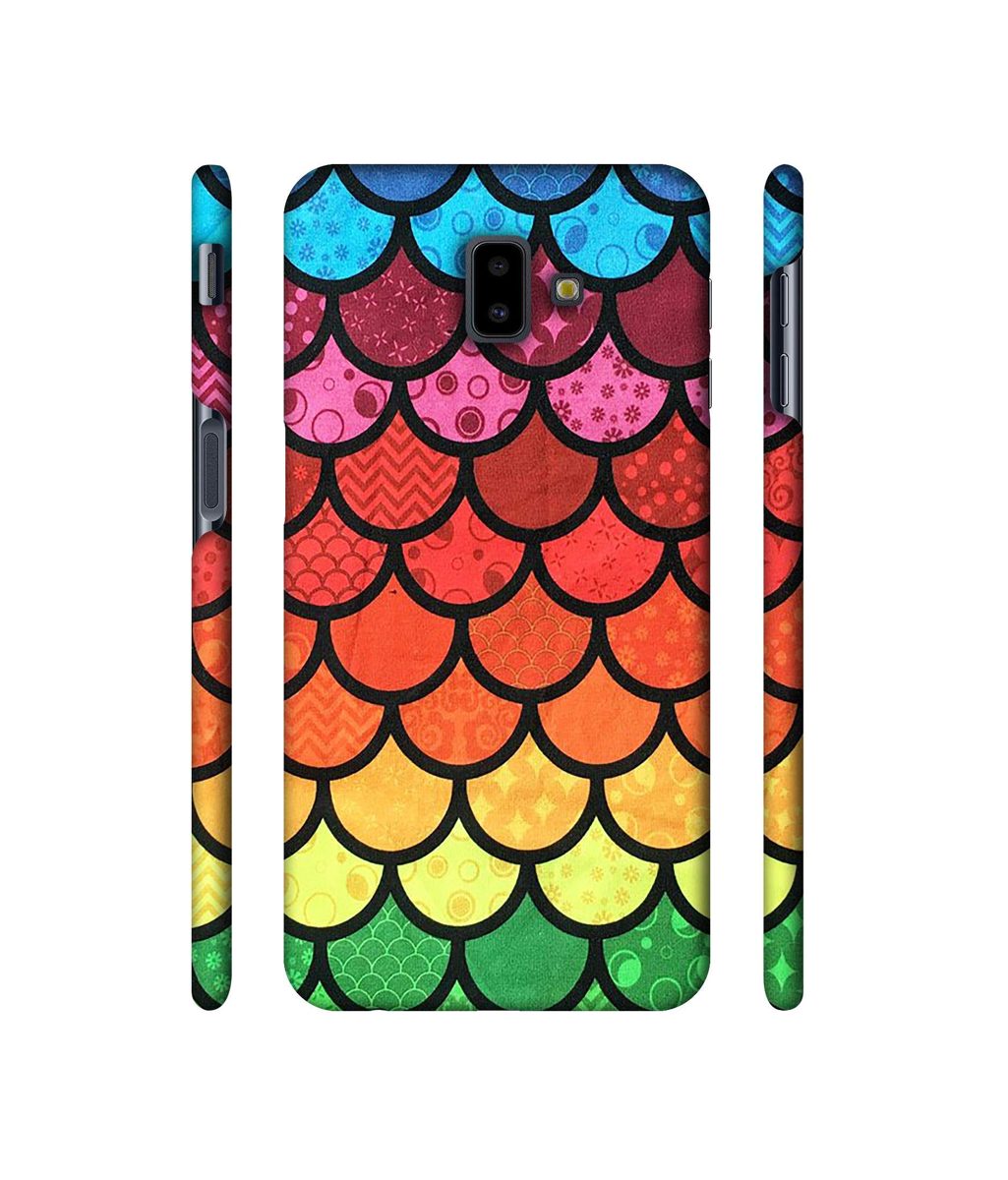 Amazon Brand - Solimo Designer Multicolor Pattern 3D Printed Hard Back Case Mobile Cover for Samsung Galaxy J6 Plus
