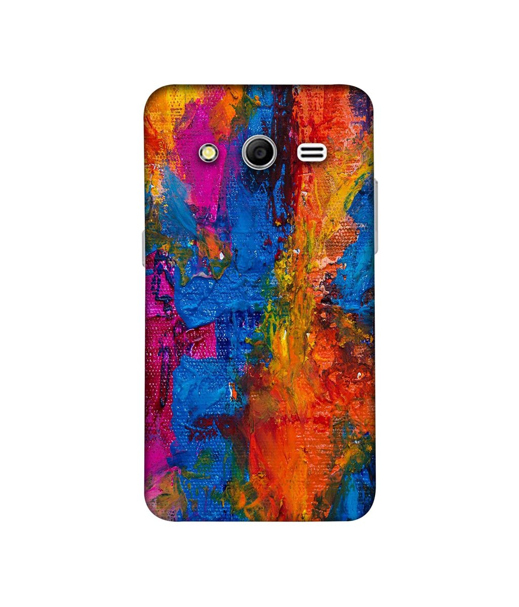 Amazon Brand - Solimo Designer Dark Multicolor Canvas 3D Printed Hard Back Case Mobile Cover for Samsung Galaxy Core 2 G355H