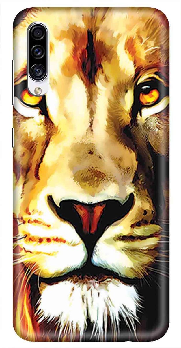 Amazon Brand - Solimo Designer Lion Design 3D Printed Hard Back Case Mobile Cover for Samsung Galaxy A30s