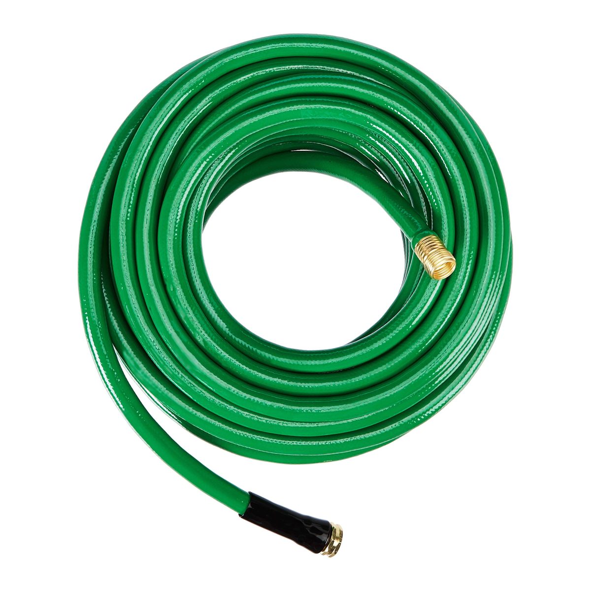 AmazonBasics Garden Tool Collection - Heavy Duty Water Hose with Brass Coupling 75ft, 5/8'', 500psi