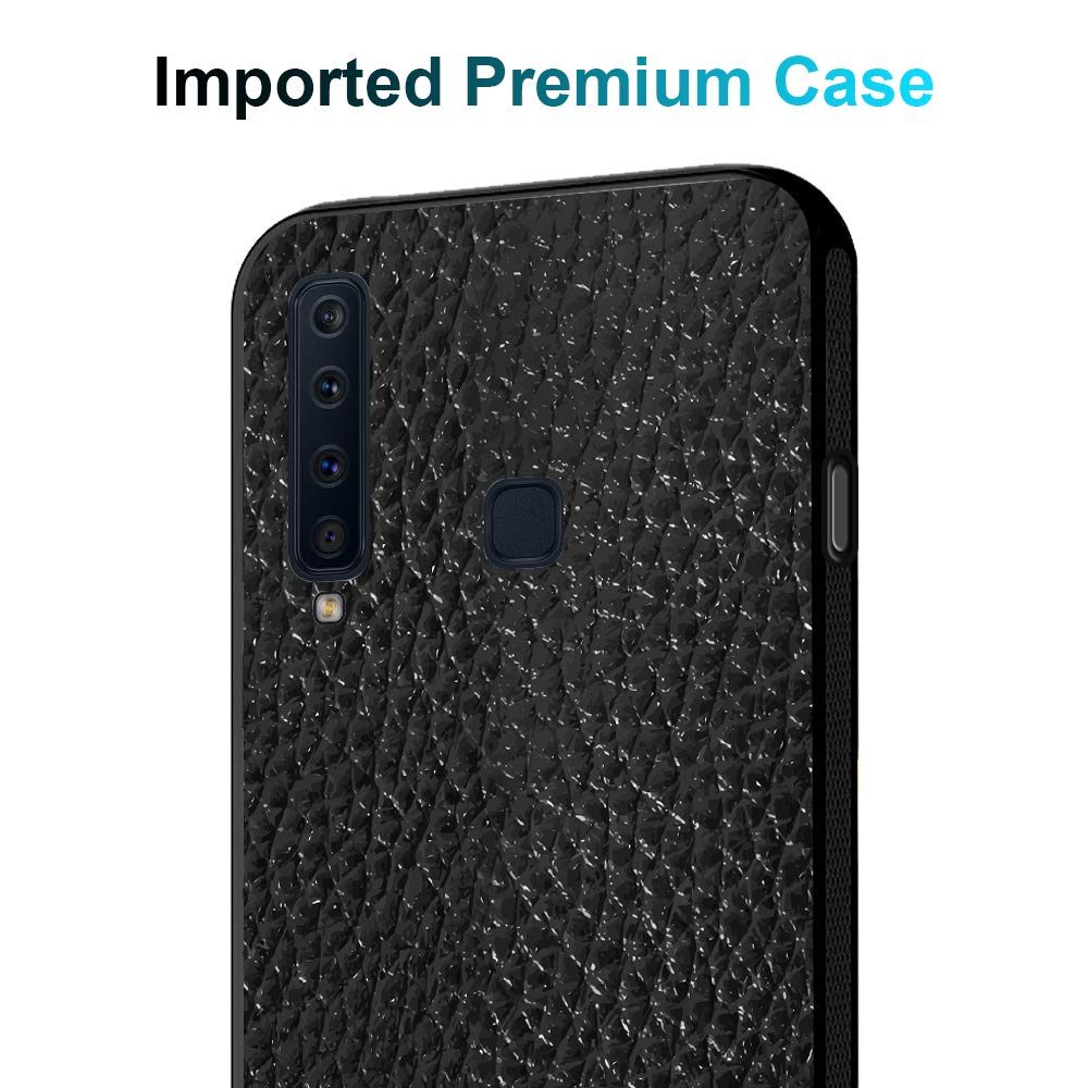 Amazon Brand - Solimo Designer Leather Texture Printed Hard Back Case Mobile Cover for Samsung Galaxy A9 (D225)