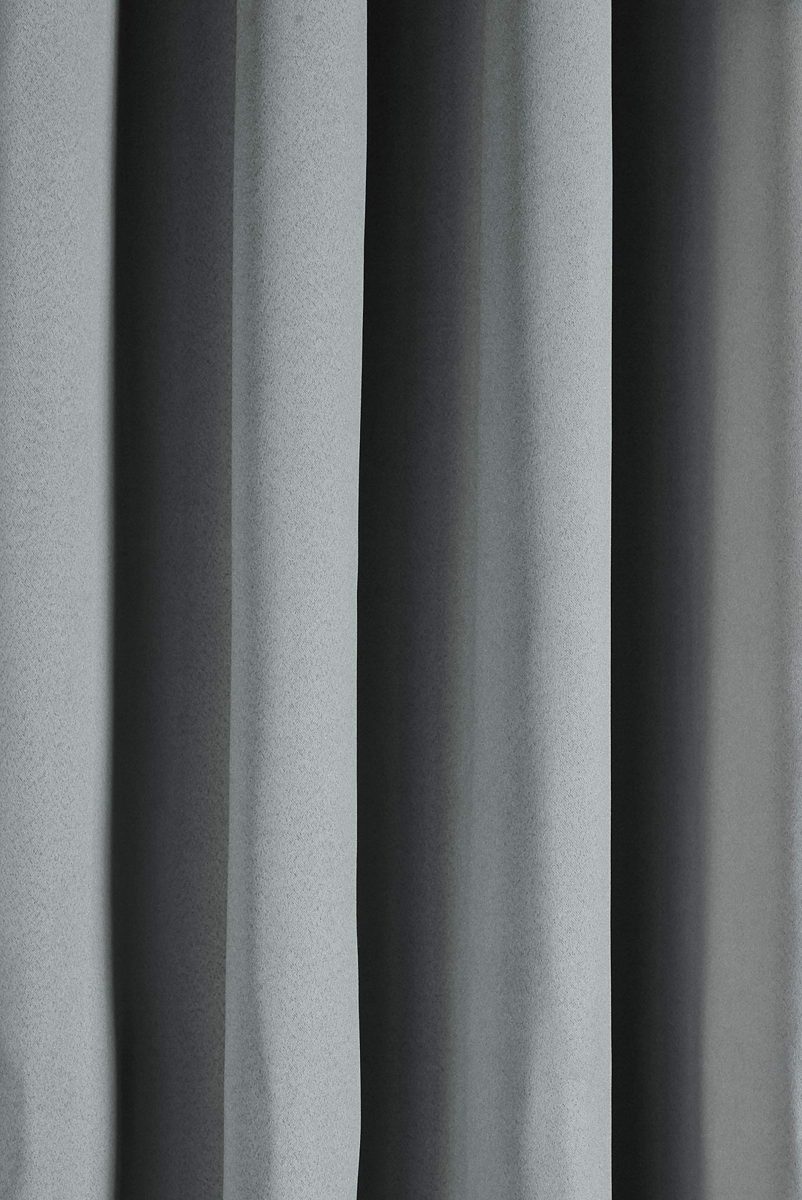 Amazon Brand - Solimo Room Darkening Blackout Door Curtain, 7 Feet (Grey)