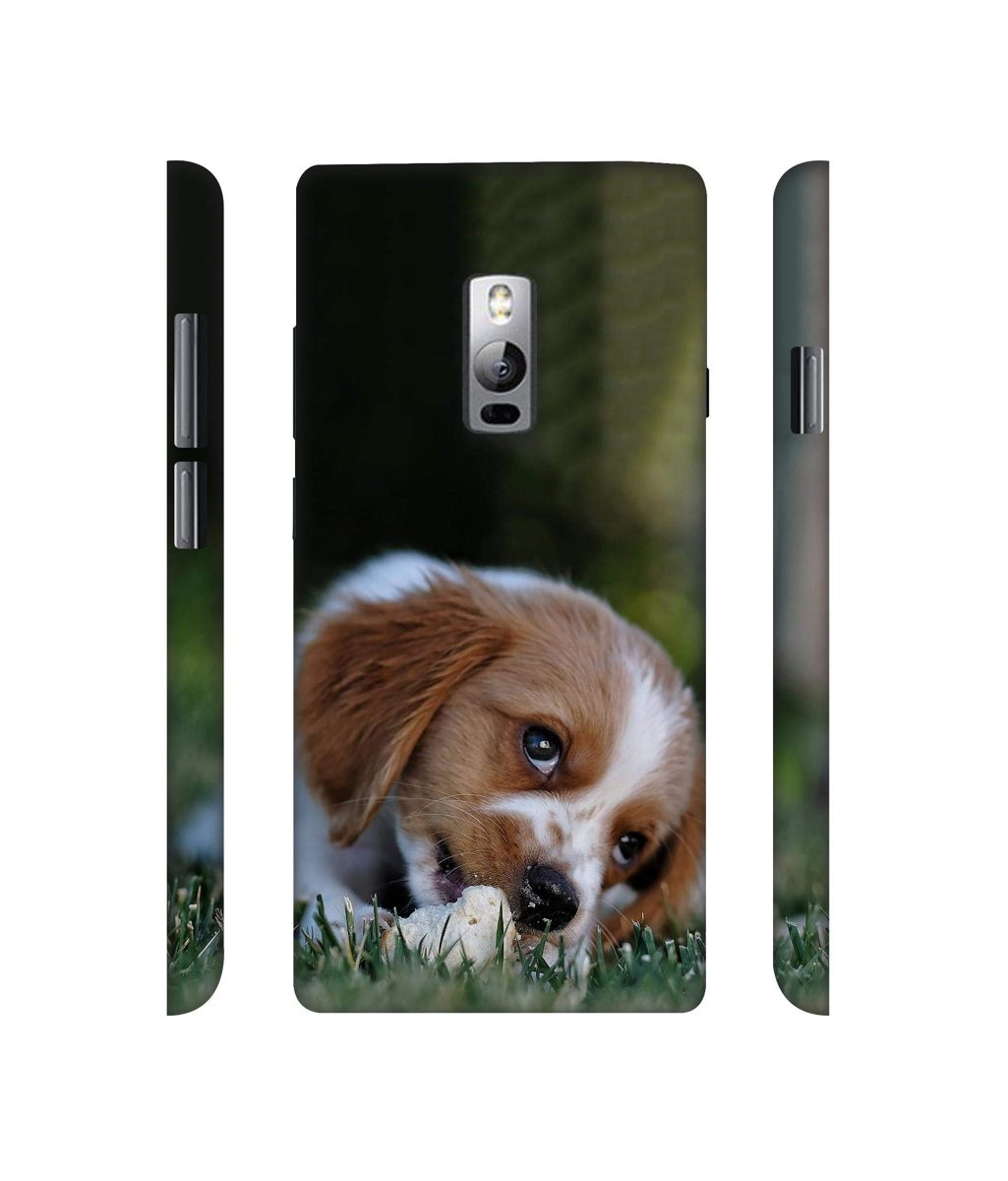 Amazon Brand - Solimo Designer Cute Puppy 3D Printed Hard Back Case Mobile Cover for OnePlus 2