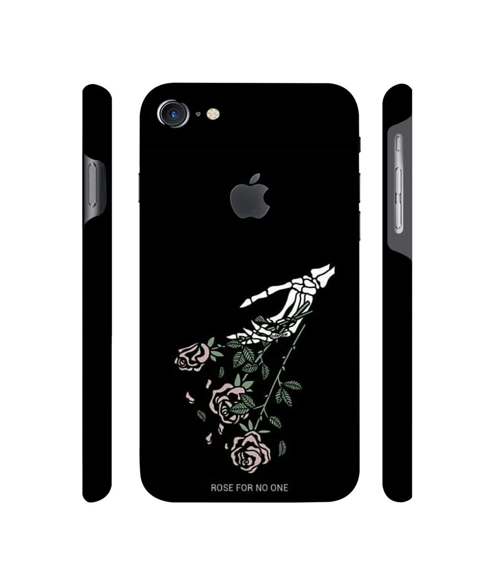 Amazon Brand - Solimo Designer Rose for No One 3D Printed Hard Back Case Mobile Cover for Apple iPhone 7 (with Logo Cut)