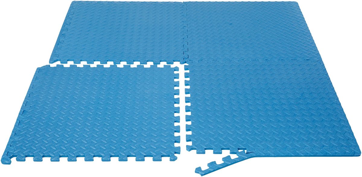 AmazonBasics EVA Puzzle Exercise Mat Blue