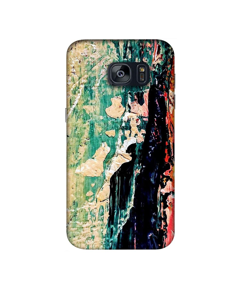 Amazon Brand - Solimo Designer Random Impression On Wall 3D Printed Hard Back Case Mobile Cover for Samsung Galaxy S7 Edge