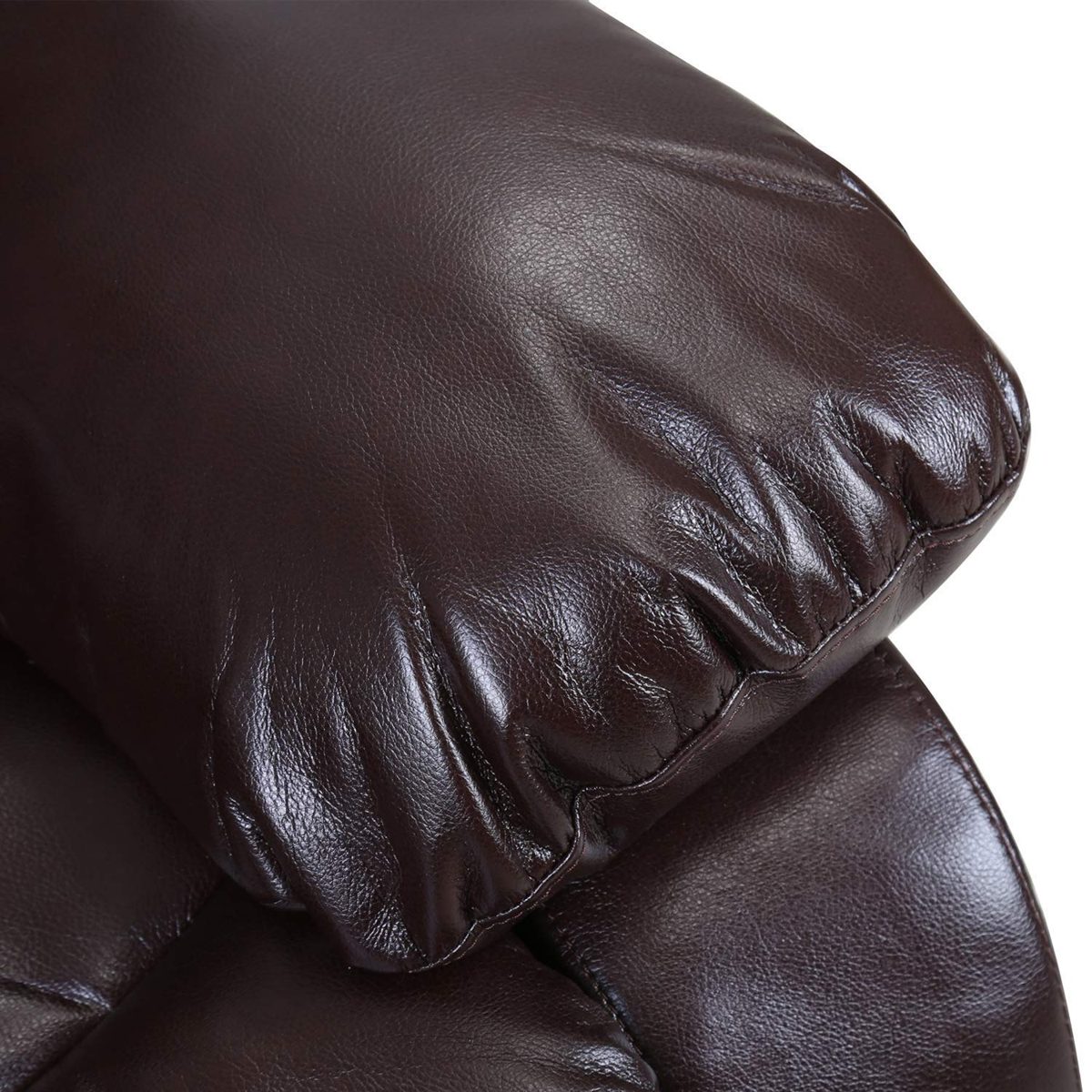 Amazon Brand - Solimo Delphi Single Seater Leatherette Recliner (Brown)