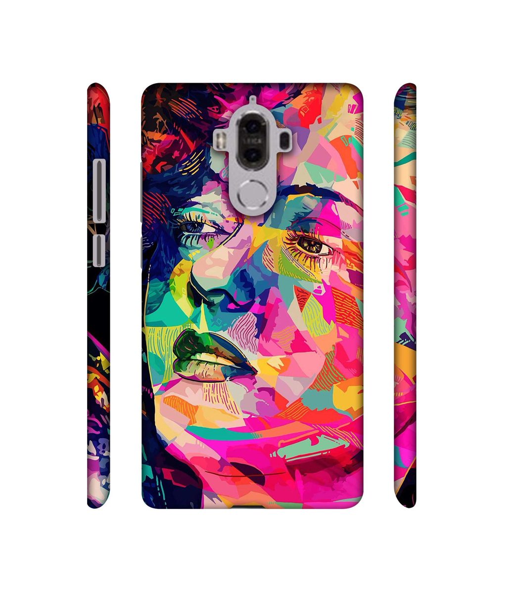 Amazon Brand - Solimo Designer Multicolor Lady Vector 3D Printed Hard Back Case Mobile Cover for Huawei Mate 9