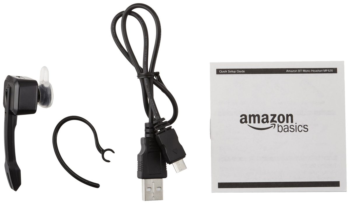 AmazonBasics Bluetooth Mono Headset