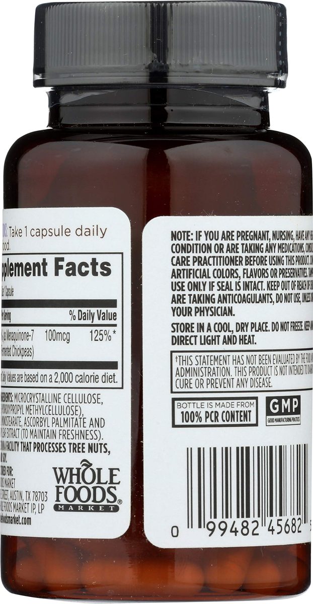 Whole Foods Market, Vitamin K2, 30 ct