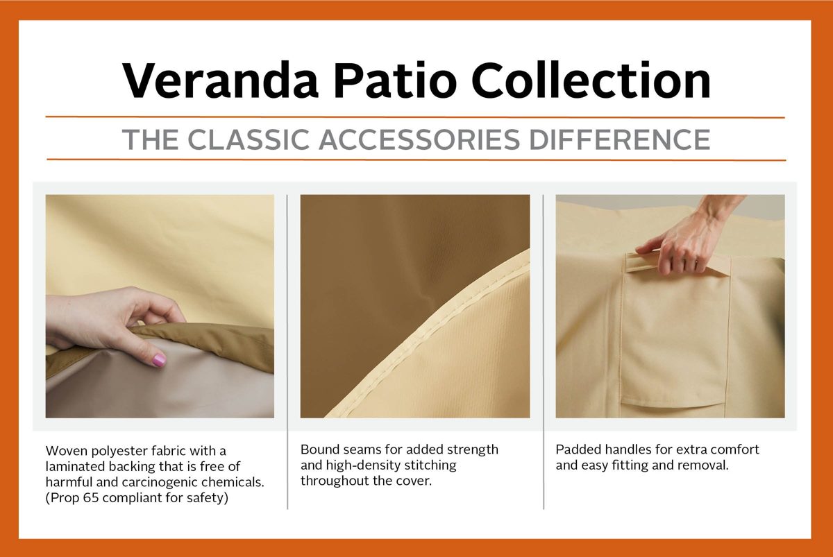 Classic Accessories 73922 Veranda Grill Cover, Large