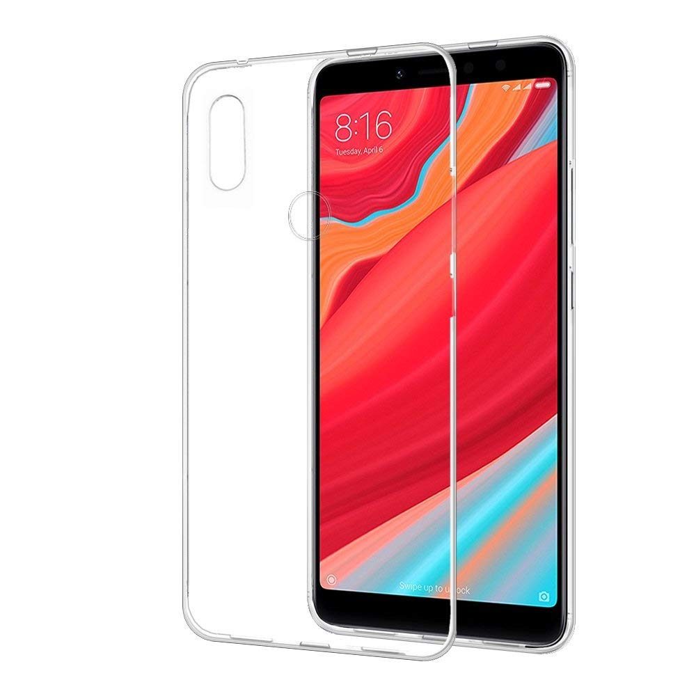 (Renewed) Amazon Brand - Solimo Mobile Cover (Soft & Flexible Back case) for Redmi Y2 (Transparent)