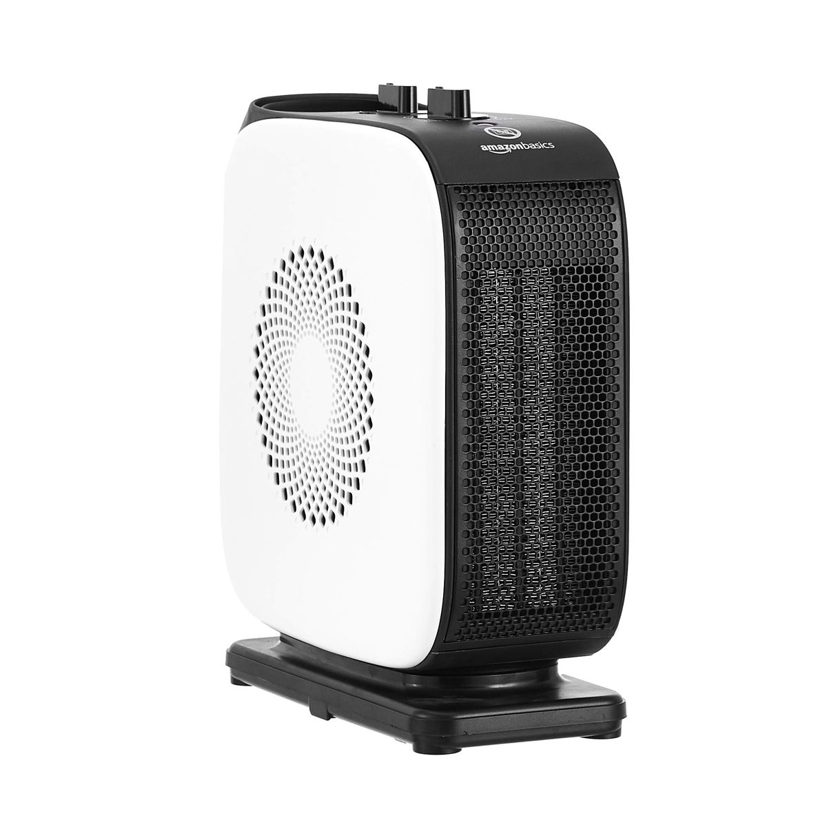 AmazonBasics Slim Portable Oscillating 2-Speed Fan Heater, 1500 W [UK Plug]