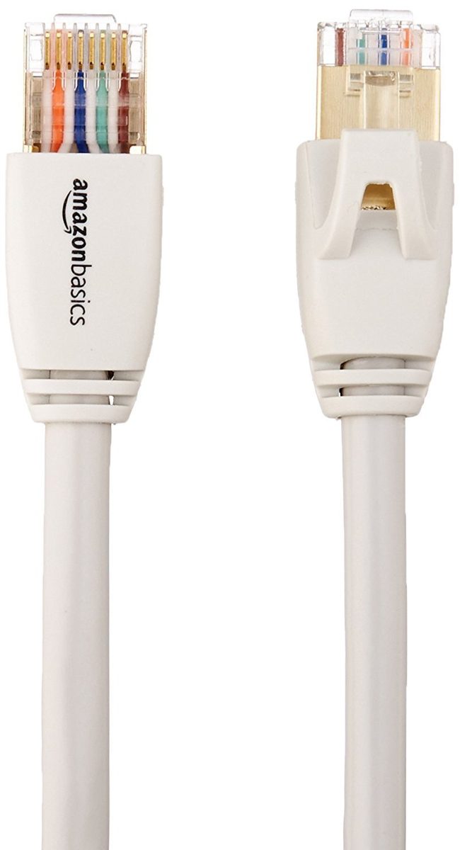 AmazonBasics RJ45 Cat-7e Network Ethernet Cable – X Meters