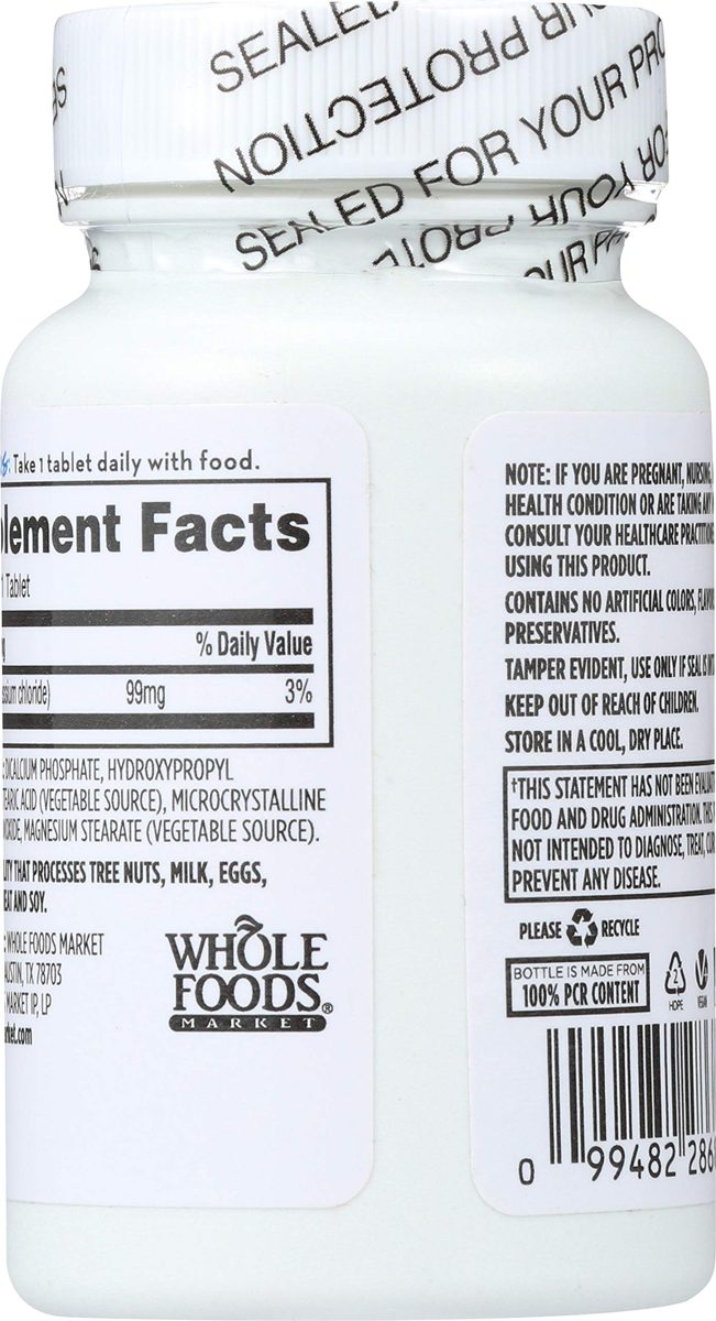 365 Everyday Value, Potassium 99mg, 100 ct