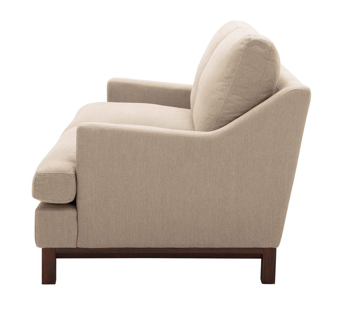 Amazon Brand – Stone & Beam Genesse Loveseat Sofa Couch, 64"W, Fawn