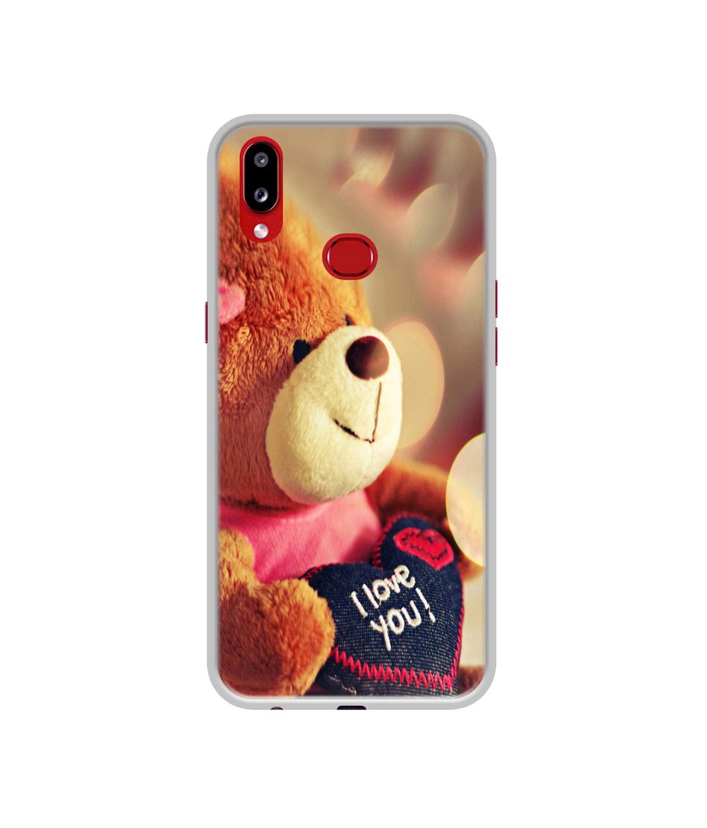Amazon Brand - Solimo Designer Teddy Bear UV Printed Soft Back Case Mobile Cover for Samsung Galaxy A10s