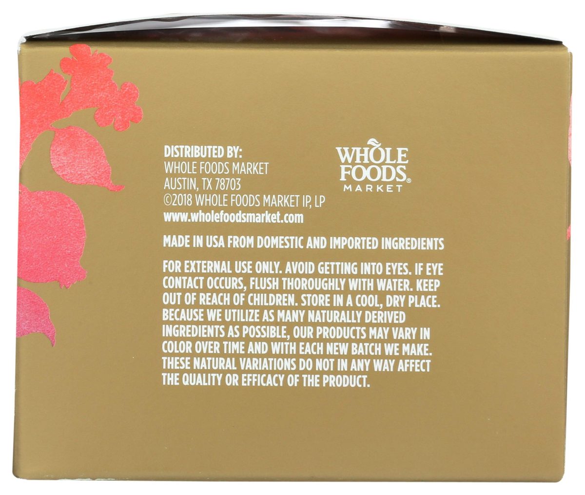 WHOLE FOODS MARKET Pomegranate Body Scrub & Whip Combo, 1 CT