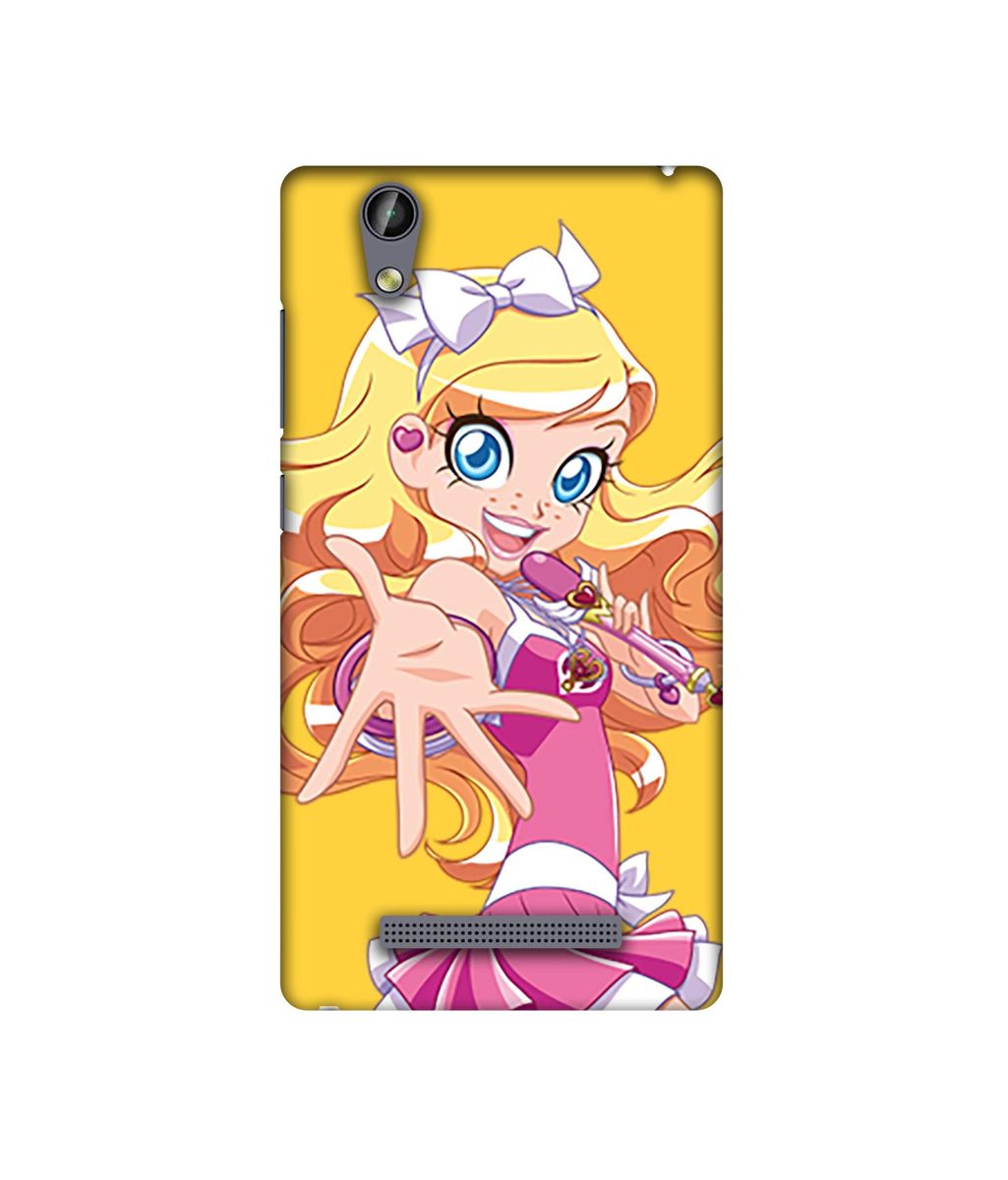 Amazon Brand - Solimo Designer Singing Girl Vector 3D Printed Hard Back Case Mobile Cover for Gionee F103