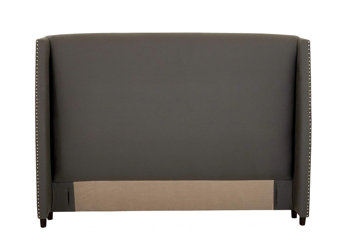 Stone & Beam Merrill Full Headboard with Decorative Nailhead Trim, 69"W, Iron