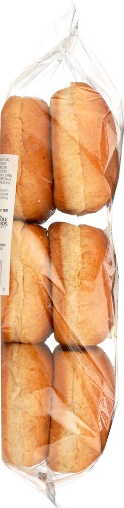 Whole Foods Market Brioche Wheat Hamburger Buns, 6 Ct