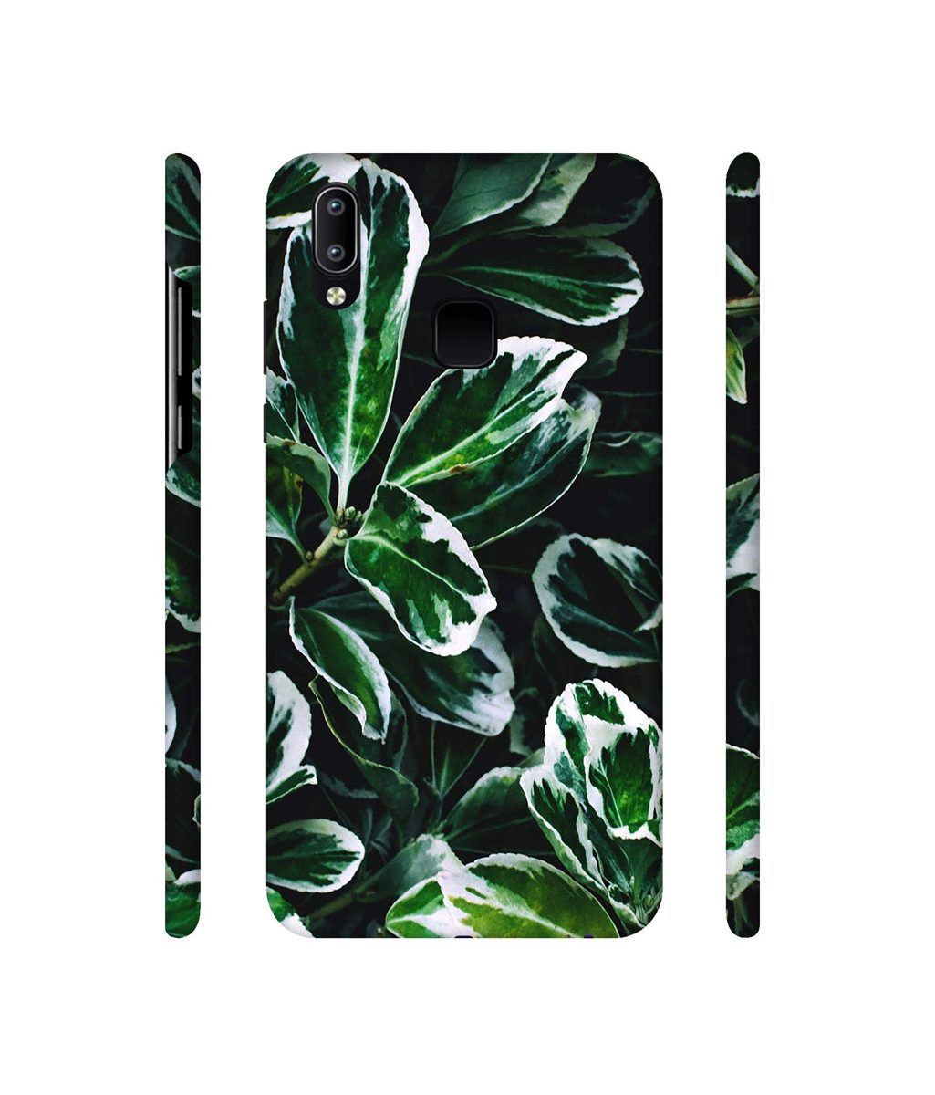Amazon Brand - Solimo Designer Leaf Imperation 3D Printed Hard Back Case Mobile Cover for Vivo Y95