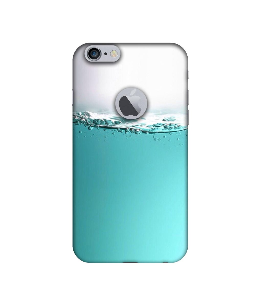 Amazon Brand - Solimo Designer Half Fill UV Printed Soft Back Case Mobile Cover for Apple iPhone 6 Plus / 6S Plus (Logo Cut)