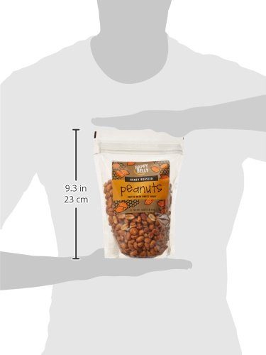 Amazon Brand - Happy Belly Honey Roasted Peanuts,16 ounce