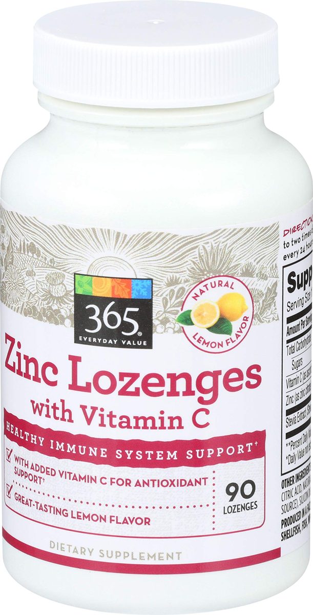 365 EVERYDAY VALUE Zinc Lozenges, 90 CT