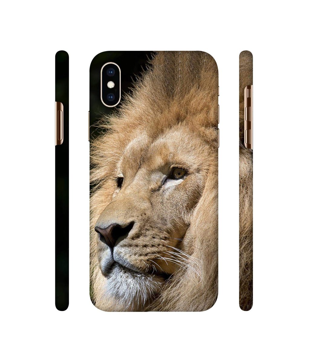 Amazon Brand - Solimo Designer Lion 3D Printed Hard Back Case Mobile Cover for Apple iPhone Xs Max