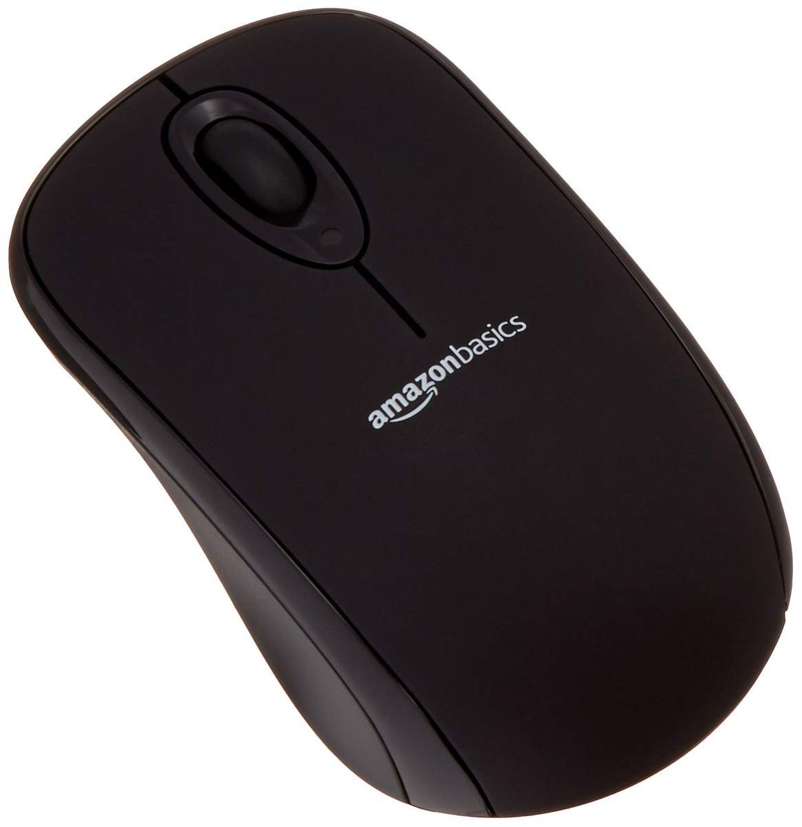 AmazonBasics Wireless Computer Mouse with Nano Receiver Bundle with AmazonBasics 14-Inch Laptop Sleeve - Black