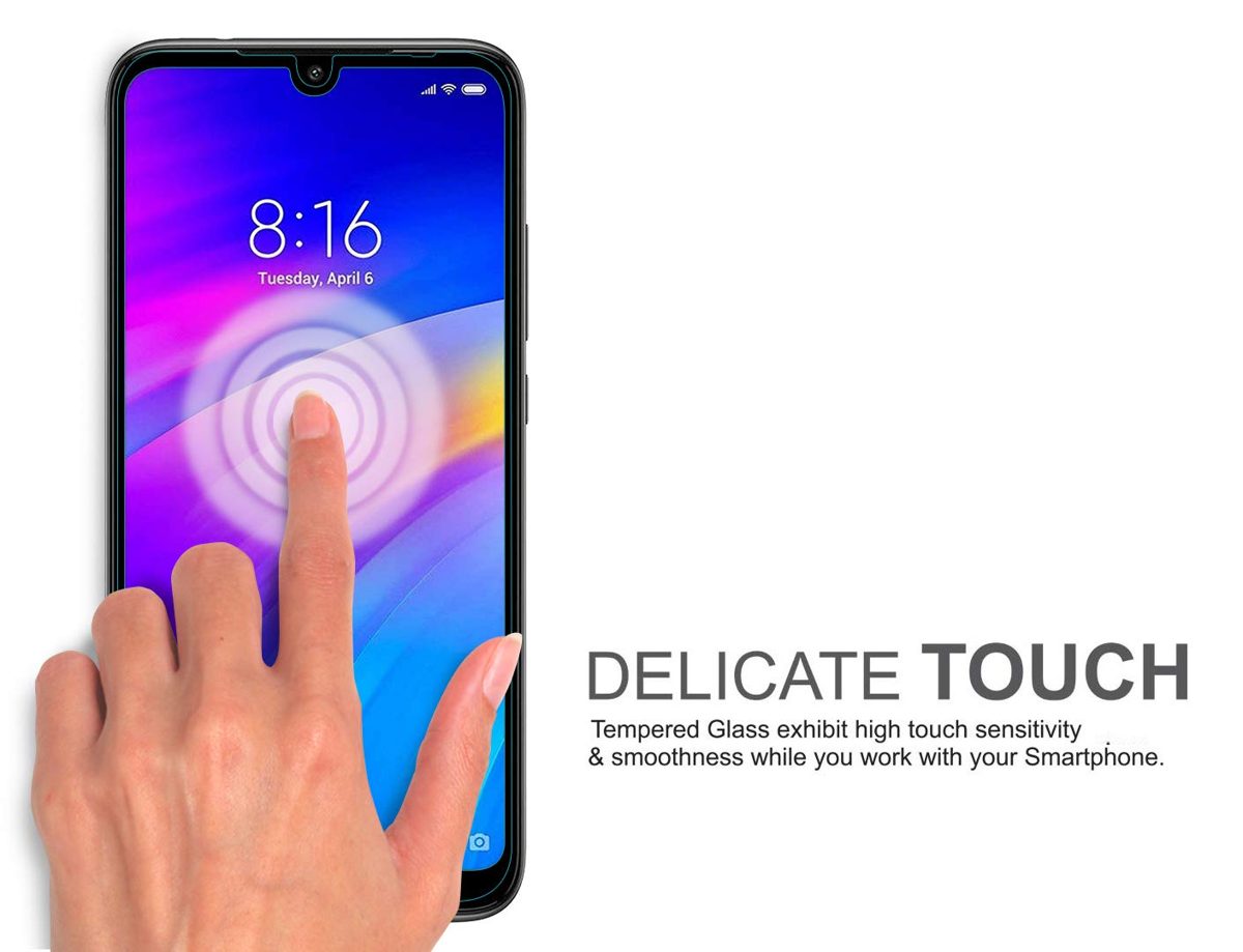 Amazon Brand - Solimo Premium Full Body Tempered Glass for Redmi Note 7 Pro with Installation Kit (Black)