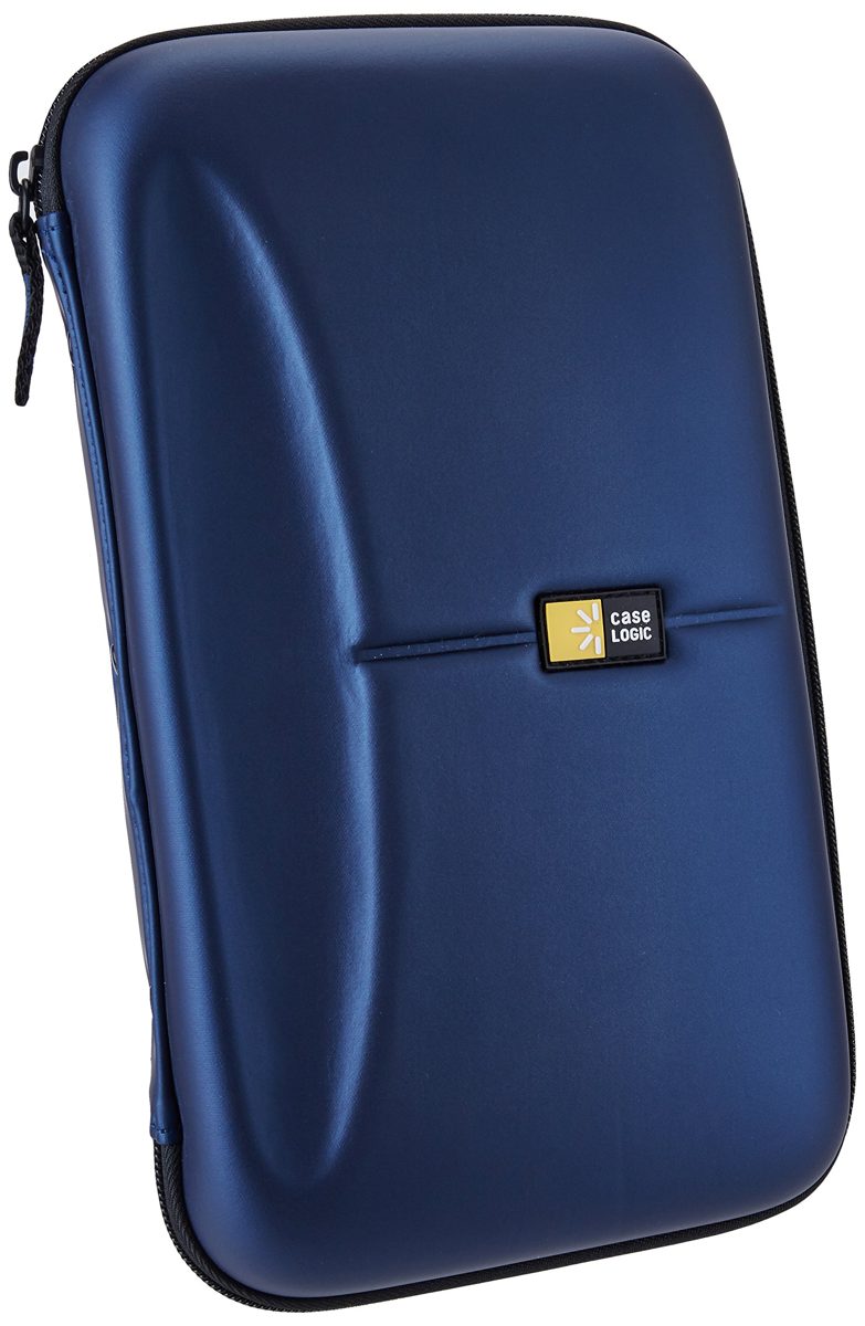 AmazonBasics Nylon CD/DVD Binder (400 Capacity) & Case Logic CDE-72 72 Capacity Heavy Duty CD Wallet (Blue)