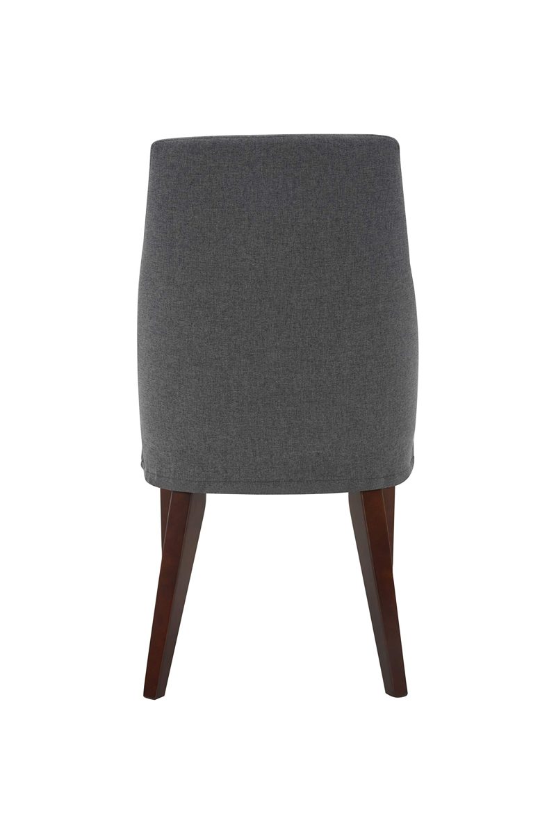 Amazon Brand – Rivet Phinney Contemporary Upholstered Dining Chair, 19.7"W, Graphite