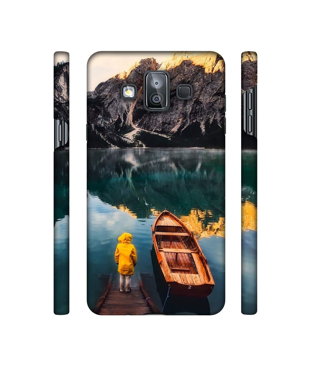Amazon Brand - Solimo Designer Lake View 3D Printed Hard Back Case Mobile Cover for Samsung Galaxy J7 Duo