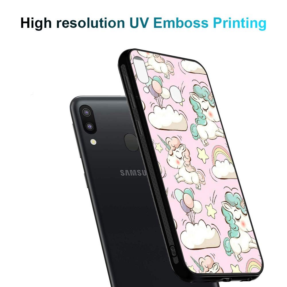 Amazon Brand - Solimo Designer Magical Unicorn Printed Hard Back Case Mobile Cover for Samsung Galaxy M20 (D1268)