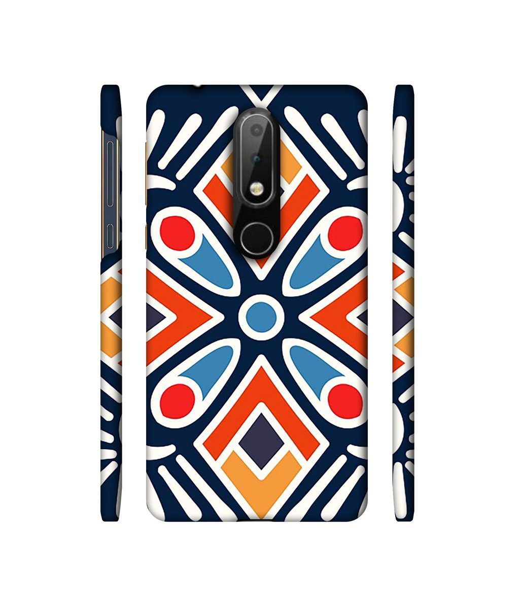 Amazon Brand - Solimo Designer Rangolee 3D Printed Hard Back Case Mobile Cover for Nokia 6.1 Plus