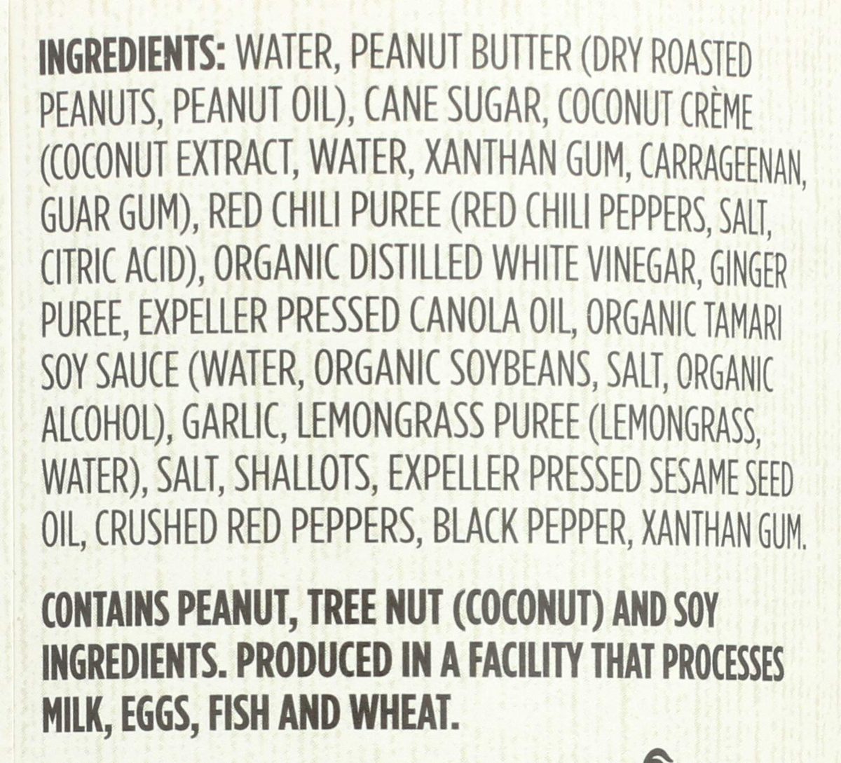 Whole Foods Market, Peanut Coconut Sauce, 13.5 oz